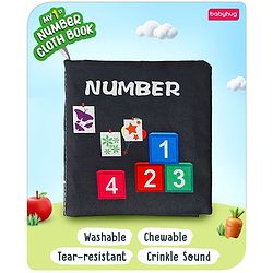 Babyhug My 1st Number Cloth Book - English