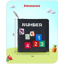 Babyhug My 1st Number Cloth Book - English