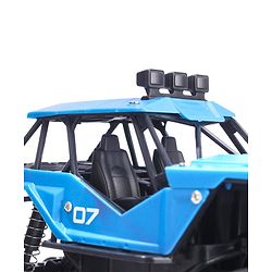 Babyhug Off Roader 1:18 Four Funtions Red Rechargeable Rock Crawler RC Car|Big Rubber Wheels|Range Upto 70 Ft.|Shock Absorbers|BIS certified|Gifting Toy