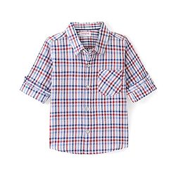 Babyhug Cotton Woven Full Sleeves Checkered Shirt - Multicolor