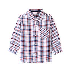 Babyhug Cotton Woven Full Sleeves Checkered Shirt - Multicolor