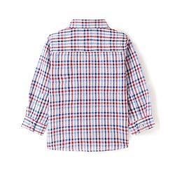 Babyhug Cotton Woven Full Sleeves Checkered Shirt - Multicolor