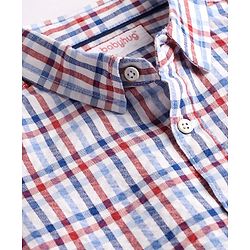 Babyhug Cotton Woven Full Sleeves Checkered Shirt - Multicolor