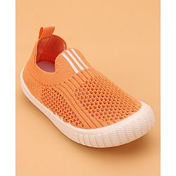 Cute Walk by Babyhug Solid Slip-on Casual Shoes - Orange