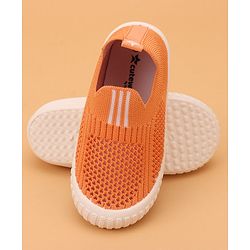 Cute Walk by Babyhug Slip On Striped Design Casual Shoes - Black