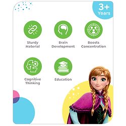 Babyhug Disney Frozen 8 In 1 Easel Board - Multicolor