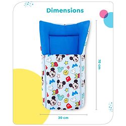 Babyhug Disney Sleeping Bag Smiley Mickey Mouse Print - Blue