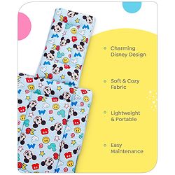 Babyhug Disney Sleeping Bag Smiley Mickey Mouse Print - Blue