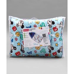 Babyhug Disney Sleeping Bag Smiley Mickey Mouse Print - Blue
