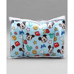 Babyhug Disney Sleeping Bag Smiley Mickey Mouse Print - Blue