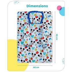 Babyhug Disney Bedding Set Smiley Mickey Mouse Print - Blue