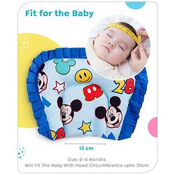 Babyhug Disney Bedding Set Smiley Mickey Mouse Print - Blue