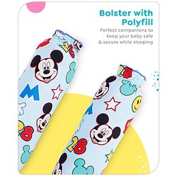Babyhug Disney Bedding Set Smiley Mickey Mouse Print - Blue