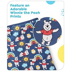 Babyhug Disney Swaddle Cool Mickey Print Set of 2 - Blue & White
