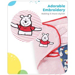 Babyhug Disney Swaddle Cool Mickey Print Set of 2 - Blue & White