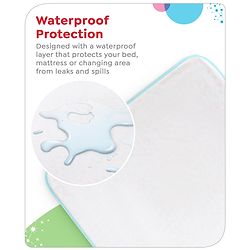 Babyhug Disney Diaper Changing Mat and Bed Protector Cool Mickey Print-  Blue