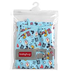 Babyhug Disney Diaper Changing Mat and Bed Protector Cool Mickey Print-  Blue