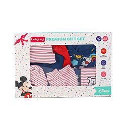 Babyhug Disney Premium Gift Set with Winnie The Pooh Print Navy Blue & Red - Pack of 7