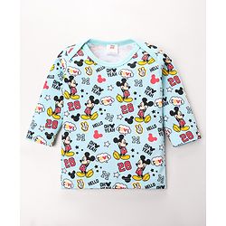 Babyhug Disney Premium 100% Cotton Clothing Gift Set with Winnie The Pooh Print Navy Blue & Red - Pack of 7