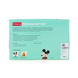 Babyhug Disney Premium 100% Cotton Clothing Gift Set with Winnie The Pooh Print Navy Blue & Red - Pack of 7