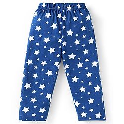 Babyhug Disney Single Jersey Knit Full Sleeves Front Open Night Suit With 101 Dalmatians Graphics - Navy