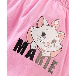 Babyhug Disney Cotton Knit Aristocats Marie Graphic & Bow Detailing Bloomers Pack of 3 - White Red & Pink