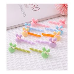 Babyhug Bunny Hair Pins & Clips Set of 10 - Multicolor