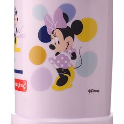 Babyhug Disney Mickey Mouse Print Straw Sipper With Snack Container Blue - 300 ml