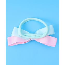 Babyhug Bow & Heart Motifs Headbands - Multicolor