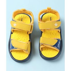 Cute Walk by Babyhug Disney Sandals with Velcro Closure Lion King Print -  Yellow