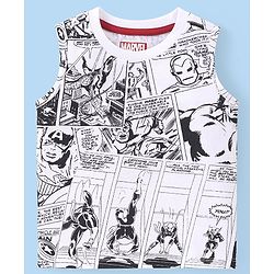 Babyhug Marvel Single Jersey Cotton Knit Full Sleeves Spider-man Graphics and Pocket Detailing Shirt With T-shirt - Red