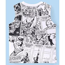 Babyhug Marvel Single Jersey Cotton Knit Full Sleeves Spider-man Graphics and Pocket Detailing Shirt With T-shirt - Red