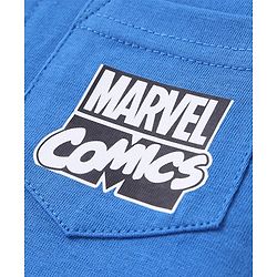 Babyhug Marvel Single Jersey Cotton Knit Full Sleeves Spider-man Graphics and Pocket Detailing Shirt With T-shirt - Red