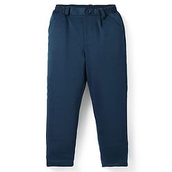 Babyhug Woven Full Sleeves Solid Colour 4 Piece Party Suit - Navy Blue
