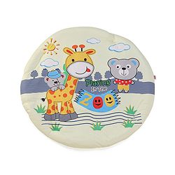 Babyhug Play Gym with Hanging Toys|Elephant on Air Balloon Theme Soft Activity Play Mat|Portable & Easy to Carry with Detachable Toys|2+ Months|Motor Skill Development |Ideal for gifting|BIS