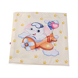 Babyhug Play Gym with Hanging Toys|Elephant on Air Balloon Theme Soft Activity Play Mat|Portable & Easy to Carry with Detachable Toys|2+ Months|Motor Skill Development |Ideal for gifting|BIS