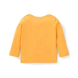 Babyhug Cotton Knit Full Sleeves T-Shirts with Stripes & Animal Graphics Pack of 5 - Blue Maroon & Yellow