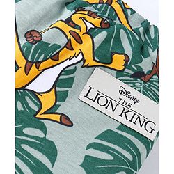 Babyhug Disney Interlock Knit Full Length Diaper Leggings With The Lion King Graphics Pack of 3 - Grey White & Yellow