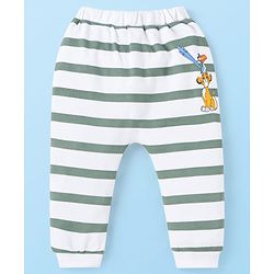 Babyhug Disney Interlock Knit Full Length Diaper Leggings With The Lion King Graphics Pack of 3 - Grey White & Yellow
