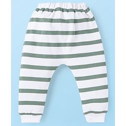 Babyhug Disney Interlock Knit Full Length Diaper Leggings With The Lion King Graphics Pack of 3 - Grey White & Yellow