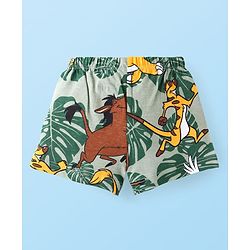 Babyhug Disney Lycra Knit Briefs with The Lion King Graphics Pack Of 3 - Yellow Grey & Olive Green