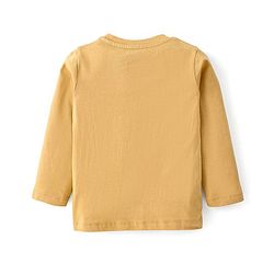 Babyhug Disney Single Jersey Knit Full Sleeves T-Shirts Lion King Graphics Pack of 3 - Beige Red & Yellow