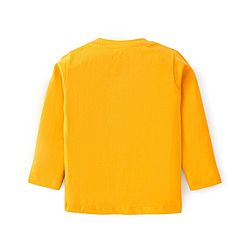 Babyhug Disney Single Jersey Knit Full Sleeves T-Shirts Lion King Graphics Pack of 3 - Beige Red & Yellow