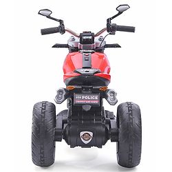 Babyhug Super Harley Kids Three Wheel Battery Operated Ride on Bike With Music & Lights - Red