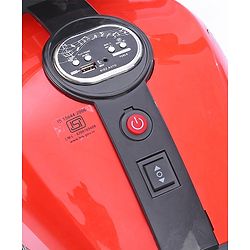 Babyhug Super Harley Kids Three Wheel Battery Operated Ride on Bike With Music & Lights - Red