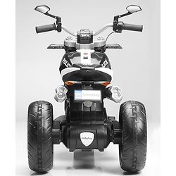 Babyhug Super Harley Kids Three Wheel Battery Operated Ride on Bike With Music & Lights - Red