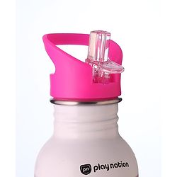 Babyhug Unicorn Theme Stainless Steel Color Changing Magic Bottle Pink |Leak Resistant|BPA Free|Rust Proof|600 ml