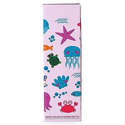 Babyhug Unicorn Theme Stainless Steel Color Changing Magic Bottle Pink |Leak Resistant|BPA Free|Rust Proof|600 ml
