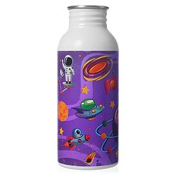 Babyhug Panda Theme Stainless Steel Color Changing Magic Bottle White|Leak Resistant|BPA Free|Rust Proof|600 ml