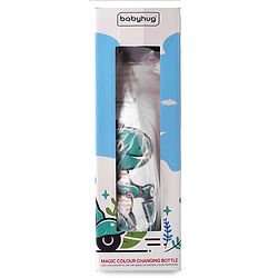 Babyhug Panda Theme Stainless Steel Color Changing Magic Bottle White|Leak Resistant|BPA Free|Rust Proof|600 ml